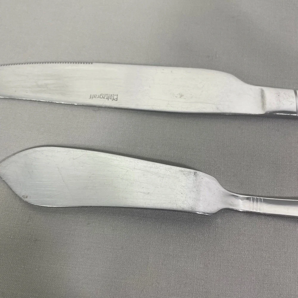 Lot of 7 International Silver Kensington Stainless Forks Tablespoon Knives Spoon